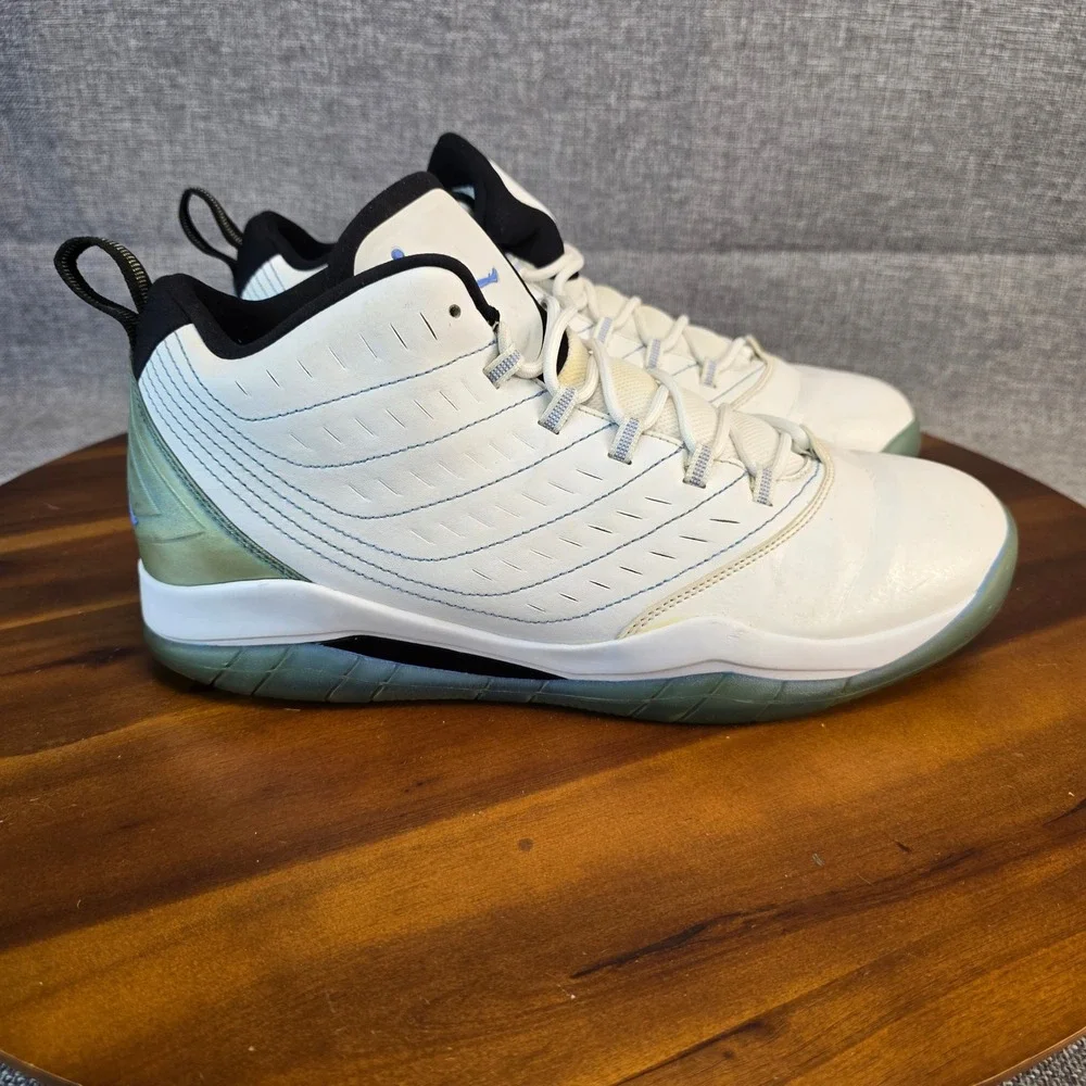 Jordan Velocity White Legend Blue Basketball Shoes 688975-117 Mens Size 11